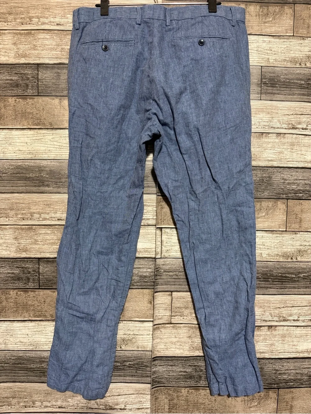 Banana Republic Aiden Linen Blend Pants Men’s 35x32 Blue